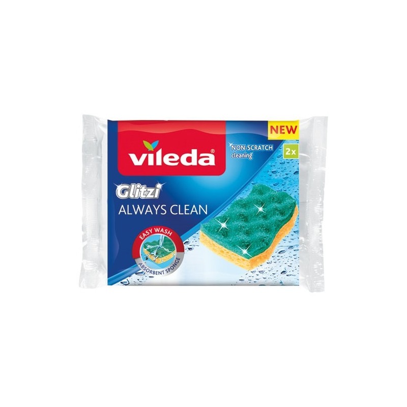 VILEDA Eponge - récurante - Glitzi always clean - GSB