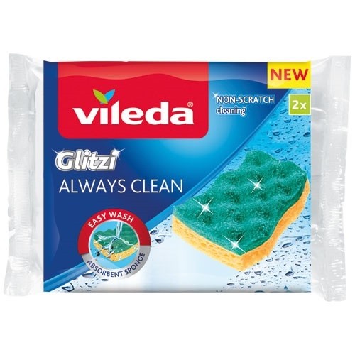 VILEDA Eponge - récurante - Glitzi always clean - GSB