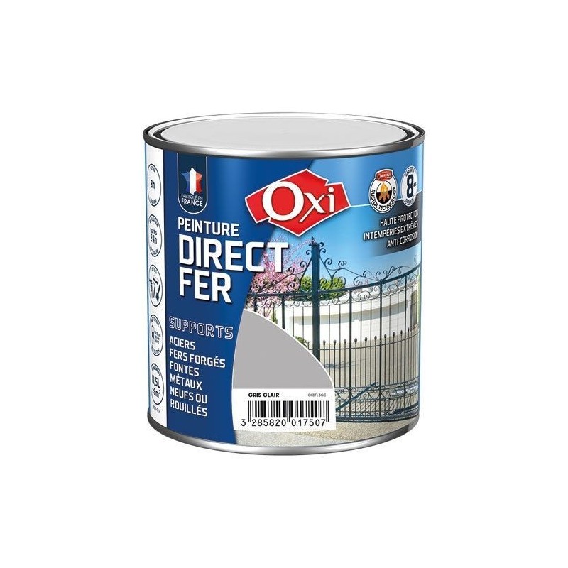 OXI Directe fer lisse gris clair 0.5l