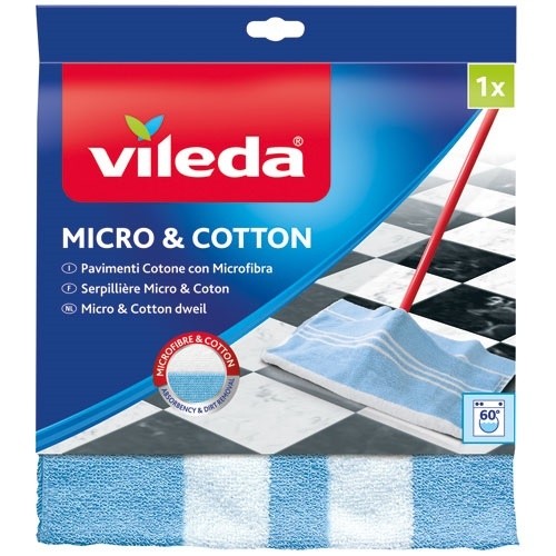 VILEDA Serpillière - Micro et Cotton - 50x50 cm - GSB