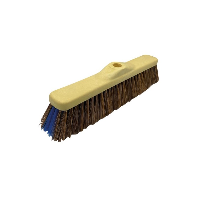 Brosserie De Paoli Balai en fibre coco zèbré synthétique 38 cm