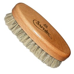Brosse à reluire noir ovale