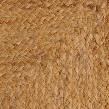 Tapis rectangulaire en jute tressé Naturel 100 x 150 cm