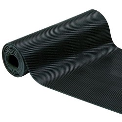 TAPIS FINES STRIES NOIR...