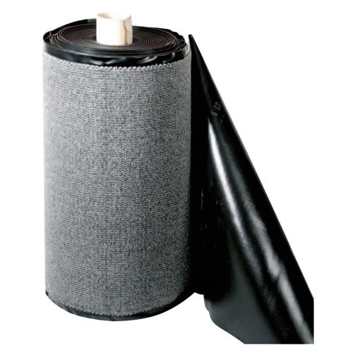 IDMAT Tapis en rouleau 90 x 250 cm Gris - Cahors Florac