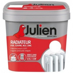Julien Peinture radiateur phase aqueuse brillant 0.75l blanc - Image 2