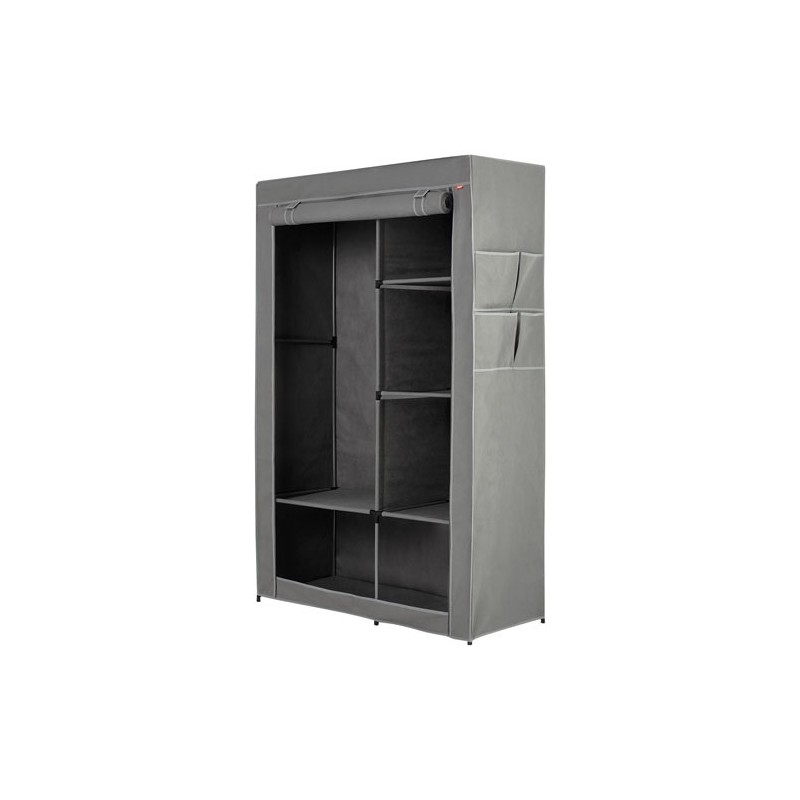 Rayen Armoire penderie avec 6 étagères 105x45x161cm