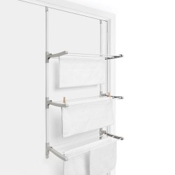 Séchoir à porte blanc et gris
