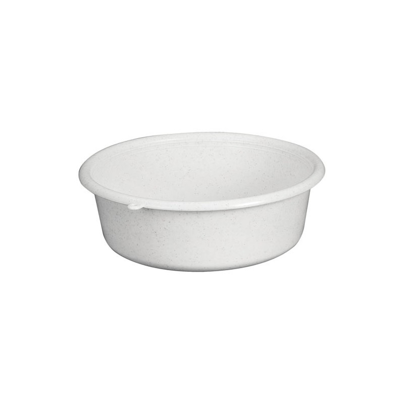 ALUMINIUM ET PLASTIQ Cuvette ronde 25 cm / 2,5 L Gris Moucheté