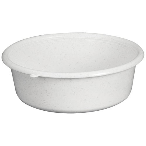 ALUMINIUM ET PLASTIQ Cuvette ronde 25 cm / 2,5 L Gris Moucheté