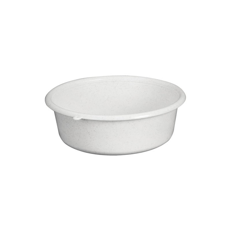 ALUMINIUM ET PLASTIQ Cuvette ronde 32 cm / 5 L Gris Moucheté