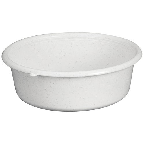 ALUMINIUM ET PLASTIQ Cuvette ronde 28 cm / 4 L Gris Moucheté
