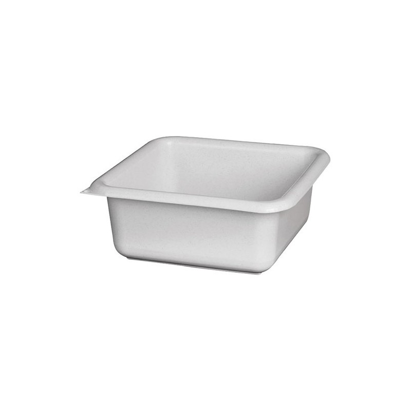 ALUMINIUM ET PLASTIQ Cuvette carrée graduée 29 cm / 6,5 L Gris Moucheté