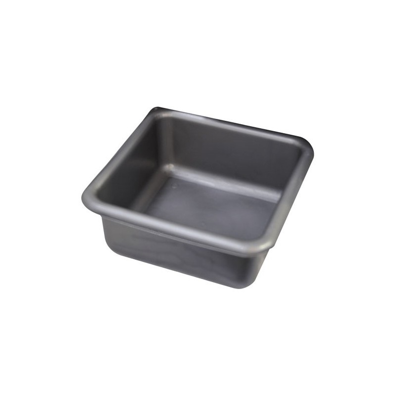 ALUMINIUM ET PLASTIQ Cuvette carrée graduée 29 cm / 6,5 L Gris Silver