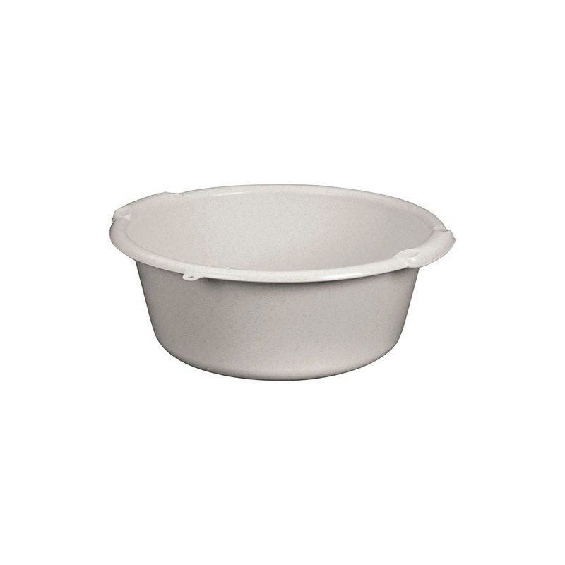 ALUMINIUM ET PLASTIQ Bassine ronde 36,5 cm / 11 L Gris Moucheté