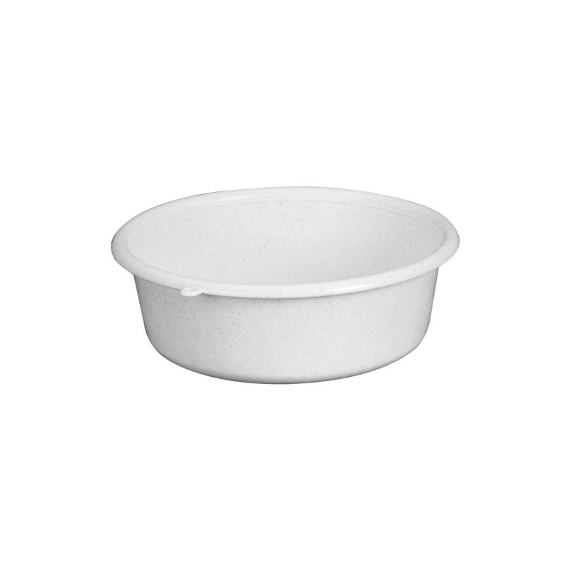 ALUMINIUM ET PLASTIQ Cuvette ronde 36 cm / 6,5 L Gris Moucheté