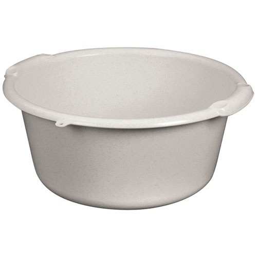 ALUMINIUM ET PLASTIQ Bassine ronde 44 cm / 20 L Gris Moucheté