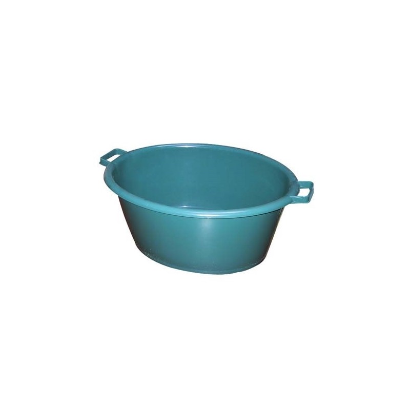 ALUMINIUM ET PLASTIQ Baquet ovale 45 cm / 45 L Vert
