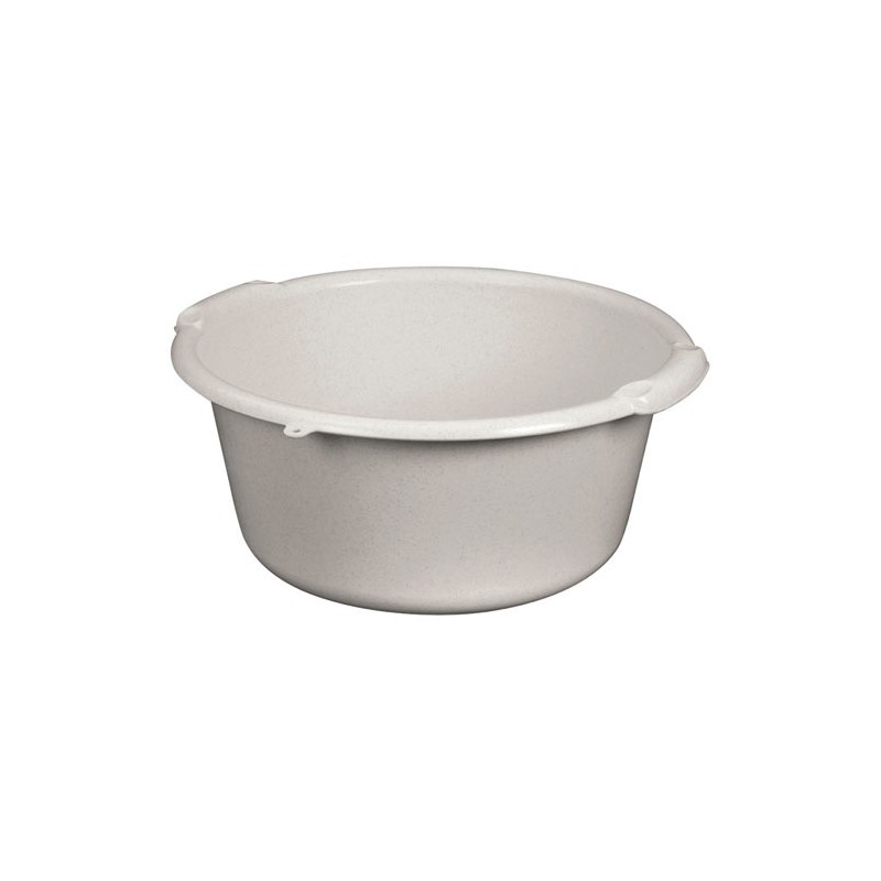 ALUMINIUM ET PLASTIQ Bassine ronde 41 cm / 14 L Gris Moucheté