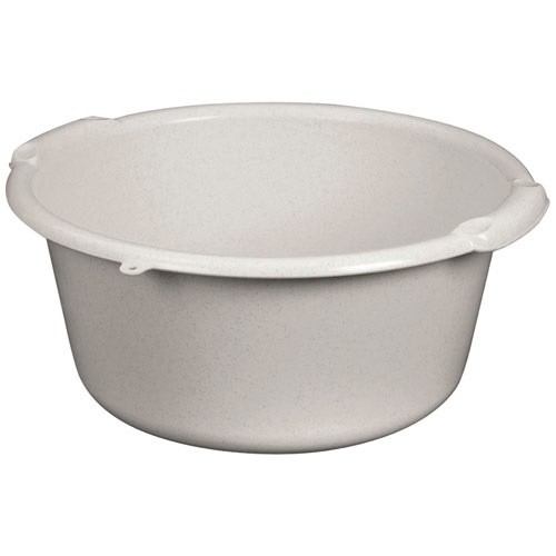 ALUMINIUM ET PLASTIQ Bassine ronde 41 cm / 14 L Gris Moucheté