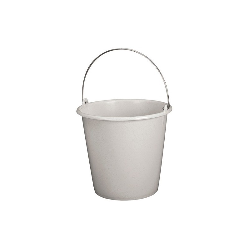 ALUMINIUM ET PLASTIQ Seau de ménage gradué 5 L - Gris Moucheté