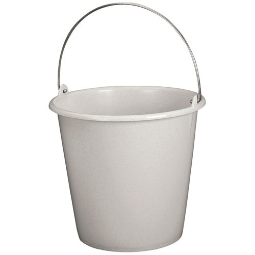 ALUMINIUM ET PLASTIQ Seau de ménage gradué 5 L - Gris Moucheté