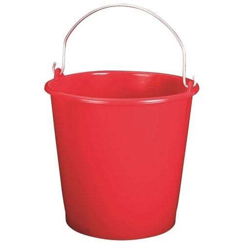 ALUMINIUM ET PLASTIQ Seau de ménage gradué 5 L - Rouge