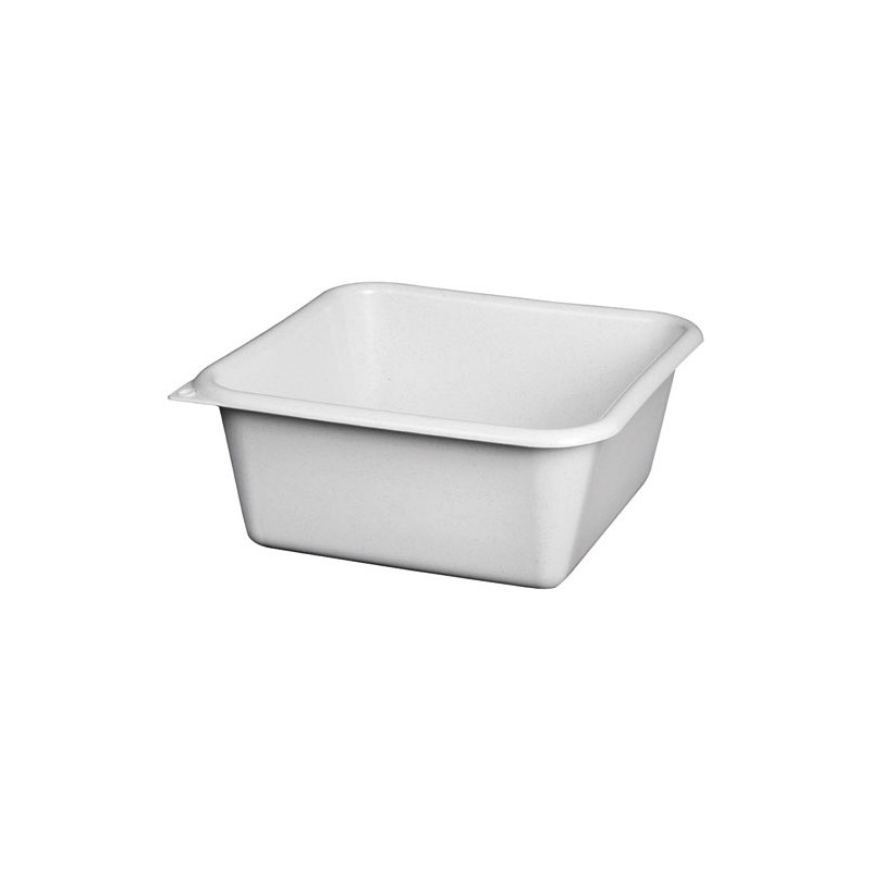 ALUMINIUM ET PLASTIQ Cuvette carrée graduée 32 cm / 9,5 L Gris Moucheté