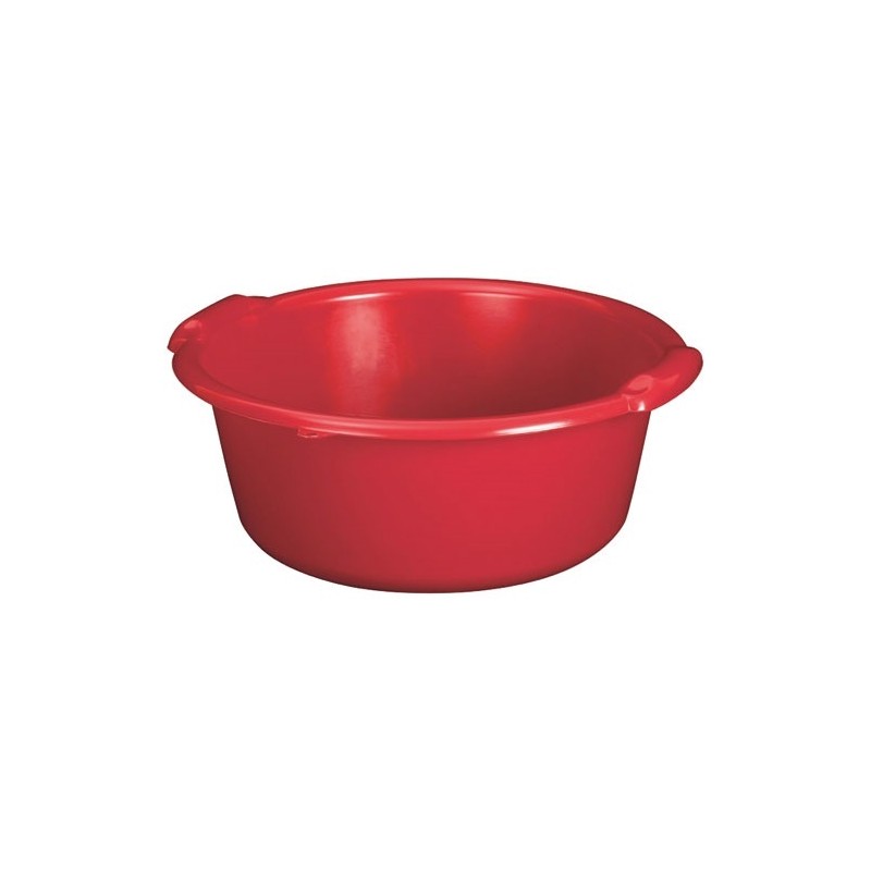 ALUMINIUM ET PLASTIQ Bassine ronde 44 cm / 20 L Rouge