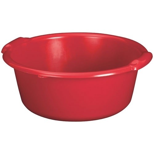 ALUMINIUM ET PLASTIQ Bassine ronde 44 cm / 20 L Rouge