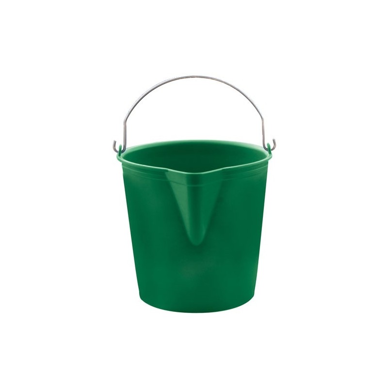 ALUMINIUM ET PLASTIQ Seau à bec 17l vert