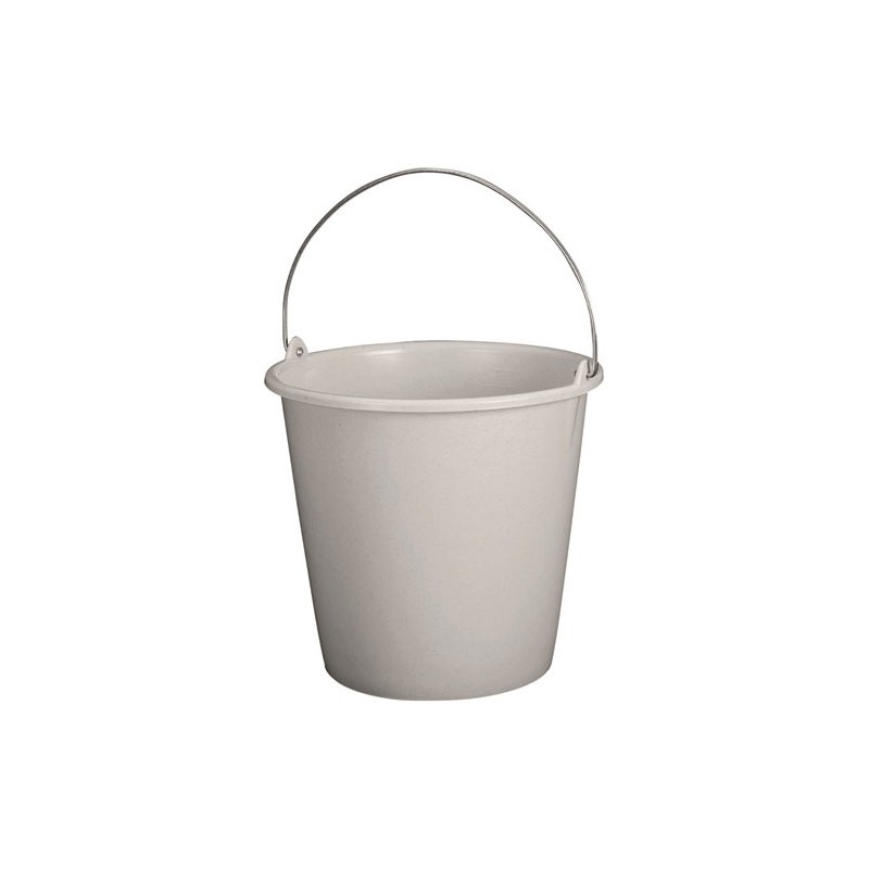 ALUMINIUM ET PLASTIQ Seau de ménage 10 L - Gris Moucheté
