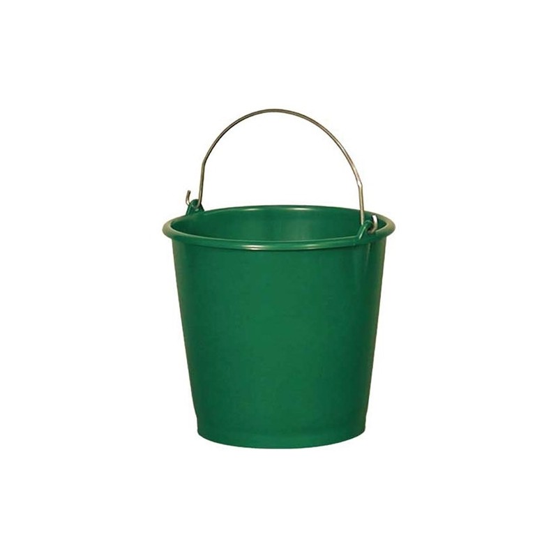 ALUMINIUM ET PLASTIQ Seau rural 12l gradué vert