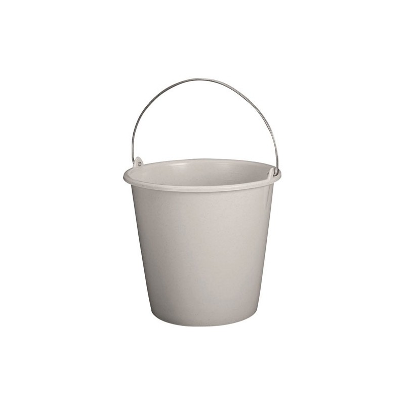 ALUMINIUM ET PLASTIQ Seau ménage 12l gradué gris moucheté
