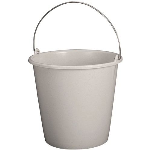 ALUMINIUM ET PLASTIQ Seau ménage 12l gradué gris moucheté
