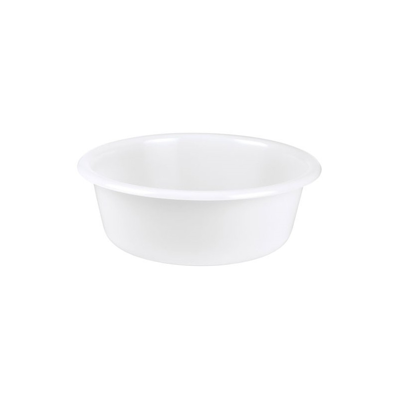 ALUMINIUM ET PLASTIQ Cuvette ronde 32cm 5l blanc alimentaire