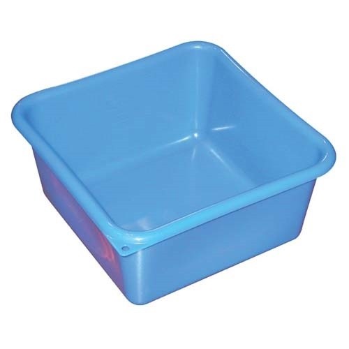 ALUMINIUM ET PLASTIQ Cuvette carrée 38cm 15l bleu