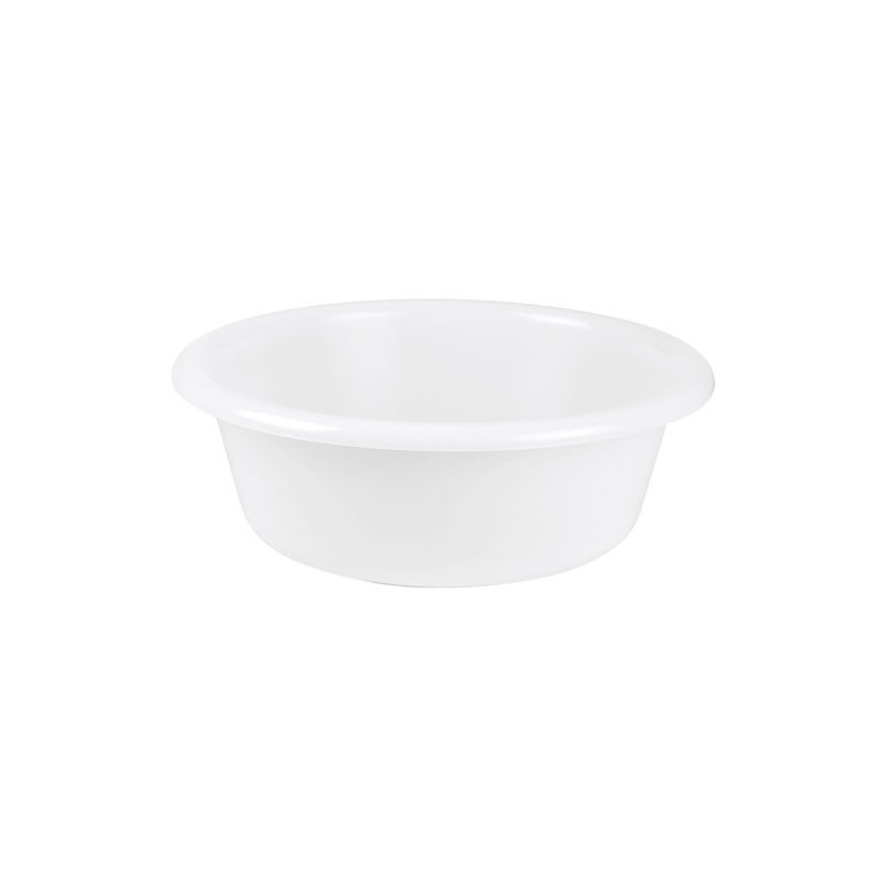 ALUMINIUM ET PLASTIQ Cuvette ronde 36cm 6.5l blanc alimentaire