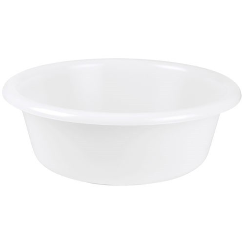 ALUMINIUM ET PLASTIQ Cuvette ronde 36cm 6.5l blanc alimentaire