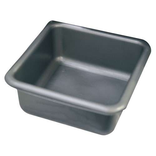 ALUMINIUM ET PLASTIQ Cuvette carrée 38cm 15 l silver