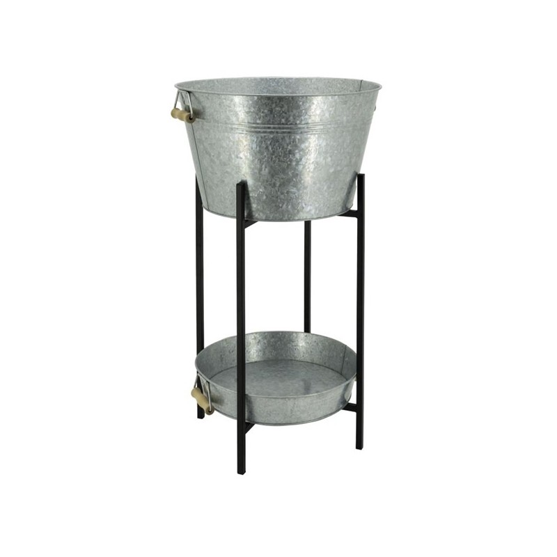 Aubry Gaspard Bassine sur pied h71 cm galva