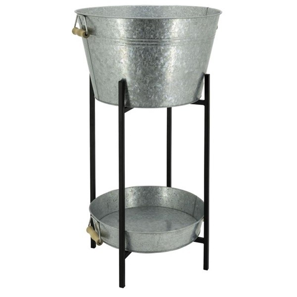 Aubry Gaspard Bassine sur pied h71 cm galva