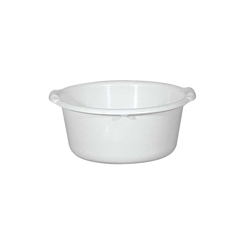 ALUMINIUM ET PLASTIQ Bassine ronde 14l d40 blanc alimentaire