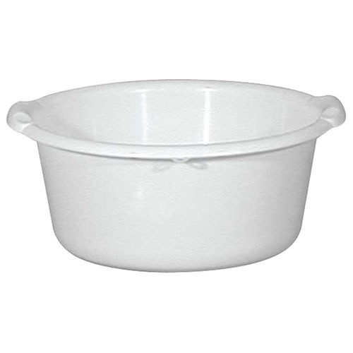 ALUMINIUM ET PLASTIQ Bassine ronde 14l d40 blanc alimentaire