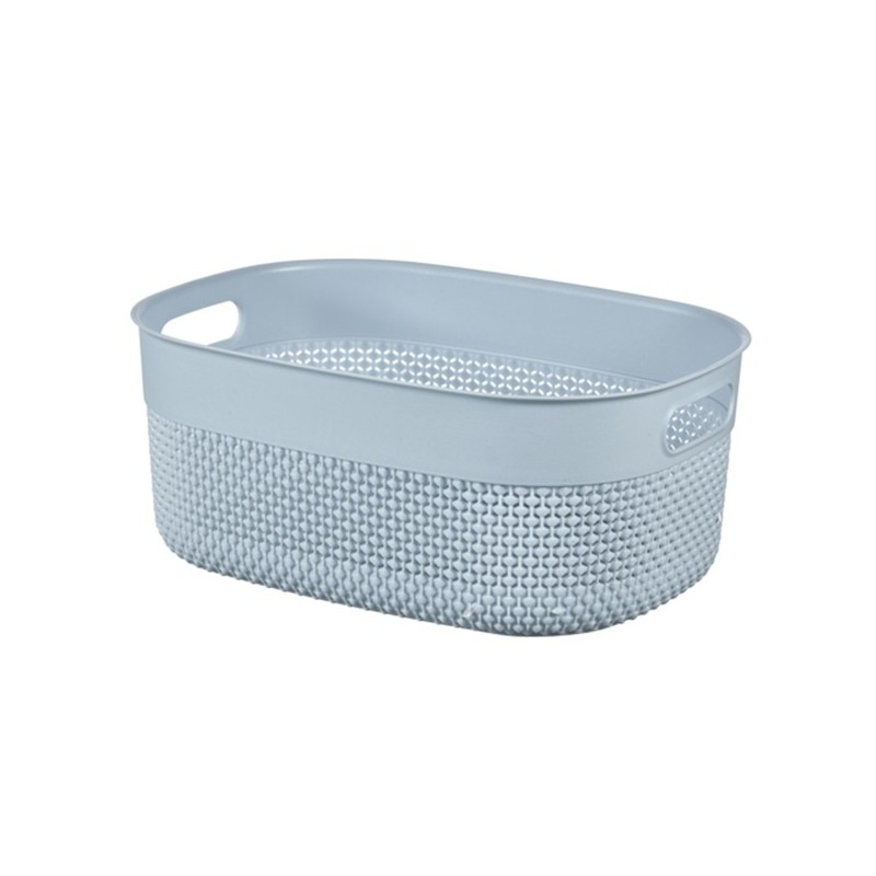Curver Panier à linge S 27 x 22 x h15 cm Bleu claire - Filo