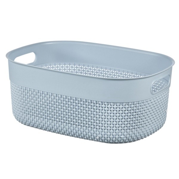 Curver Panier à linge S 27 x 22 x h15 cm Bleu claire - Filo