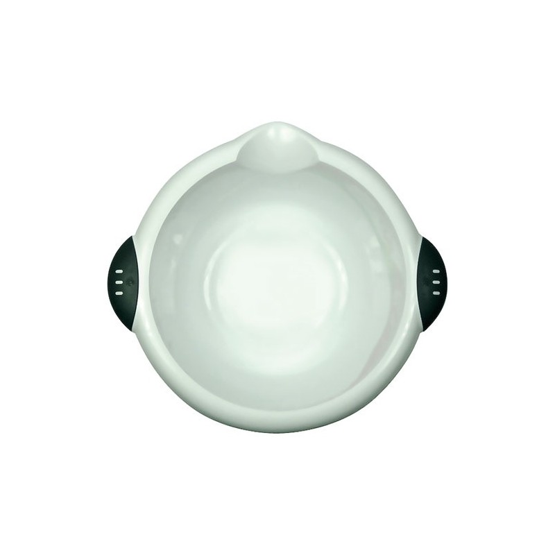 LAGUELLE Cuvette blanche ronde bimatière 6l