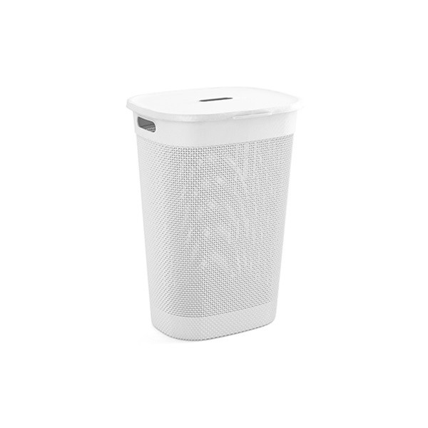 Curver Coffre à linge 55 L. 44 x 35 x h61 cm Blanc - Filo