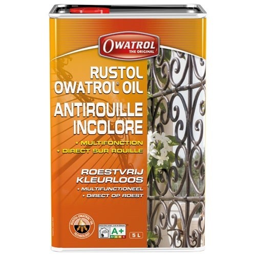 OWATROL Antirouille Incolore - Rustol - Bidon 5 L