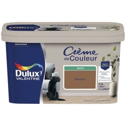 Dulux Valentine Peinture 2.5 L Crème de Couleur Satin - Havane - Image 2